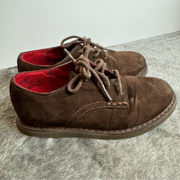 🌟 Cole Haan Boys Brown Suede Oxfords Size 10 - Picture 8 of 8